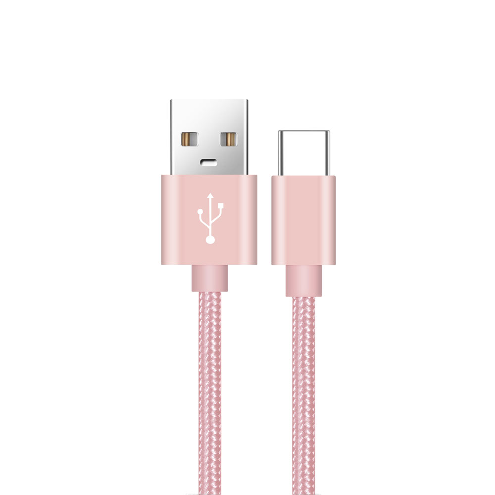 Micro V8/V9 Durable 6FT USB Cable Compatible with Power Station (Rose GOLD)